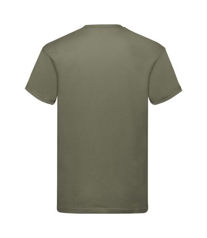 T-shirt original homme olive classique Fruit of the Loom