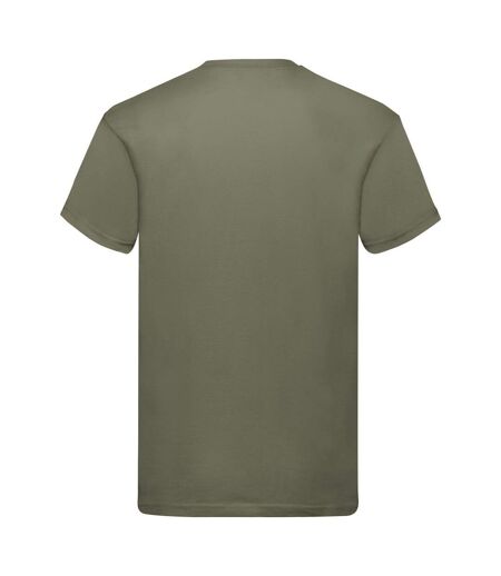 T-shirt original homme olive classique Fruit of the Loom Fruit of the Loom