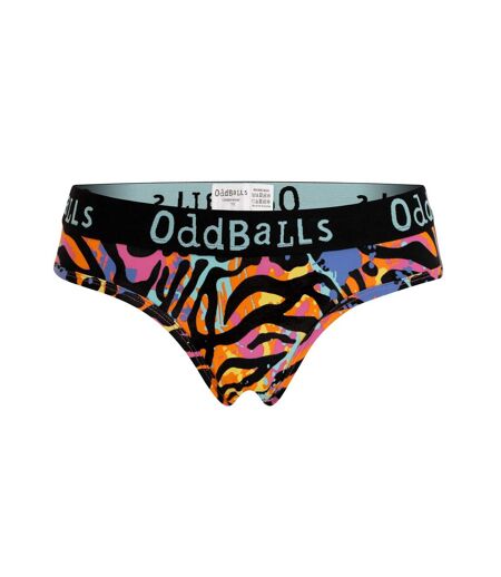 Womens/ladies filthy animal briefs multicoloured OddBalls