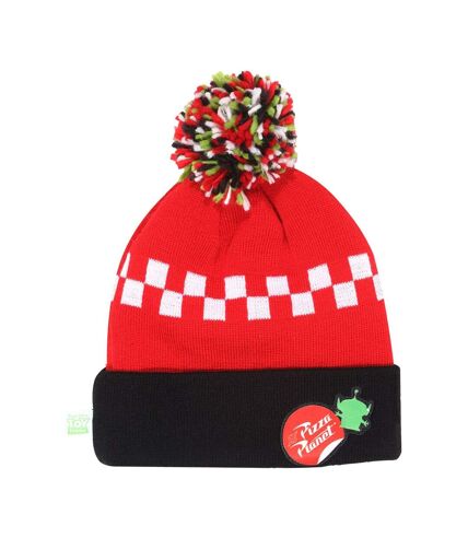 Toy Story Unisex Adult Pizza Planet Beanie (Red/Black)