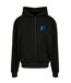 Mens Le Papillon Heavyweight Zipped Oversized Hoodie Noir Mister Tee-1