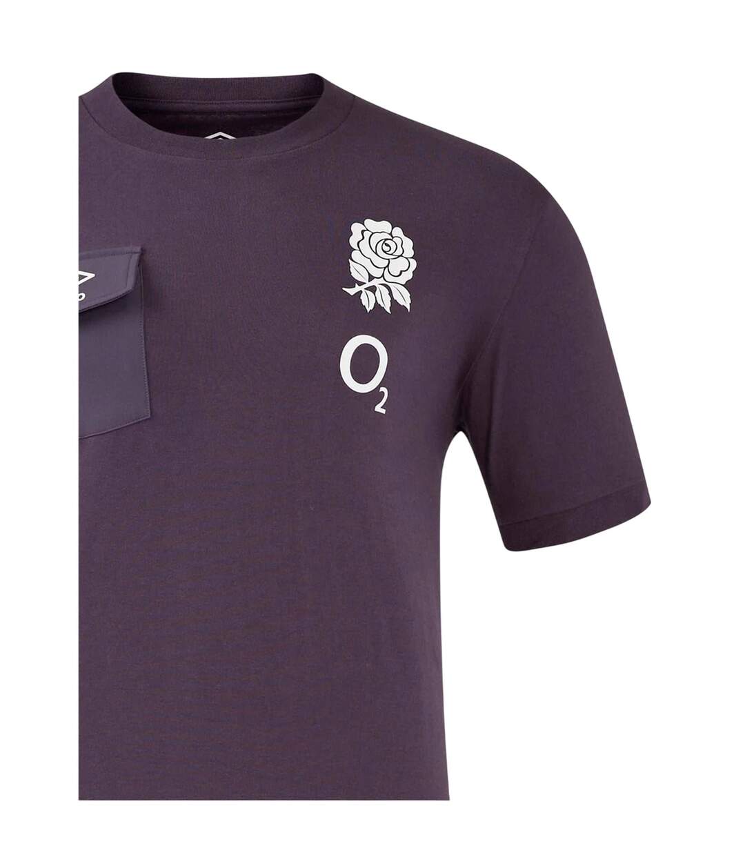 T-shirt Motif/style Rugby Angleterre Presentation Homme Noir Umbro-4
