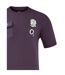 T-shirt Motif/style Rugby Angleterre Presentation Homme Noir Umbro-4