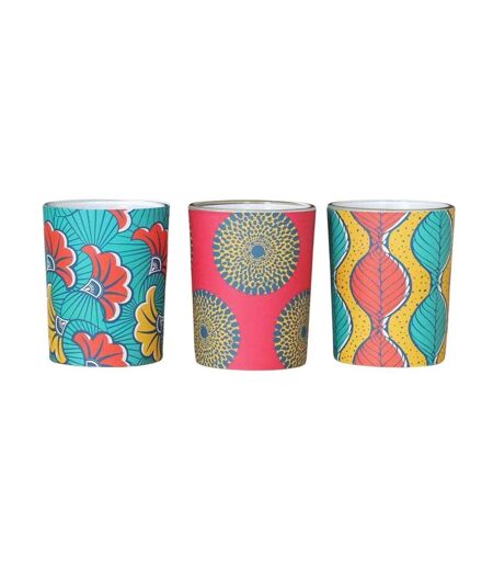 Set de 3 bougies parfumées Votives Batik