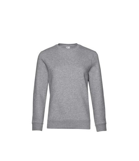 Sweat À Col Ras-du-cou Queen Womens/ladies Gris Chiné B&C