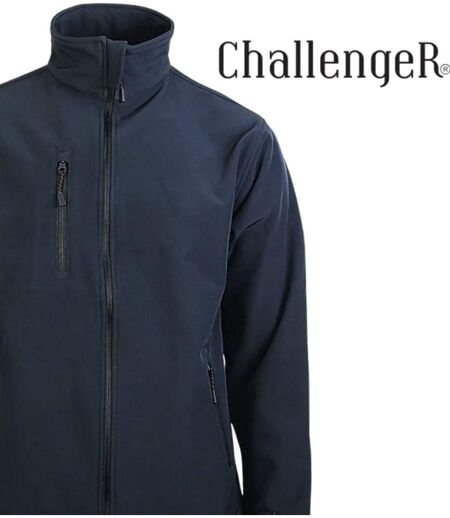 CHALLENGER BALTIC1 — Blouson softshell noir : protection coupe-vent et confort stretch
