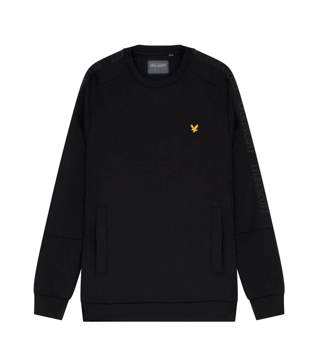 Sweat Style Marque Homme Noir Lyle & Scott-2
