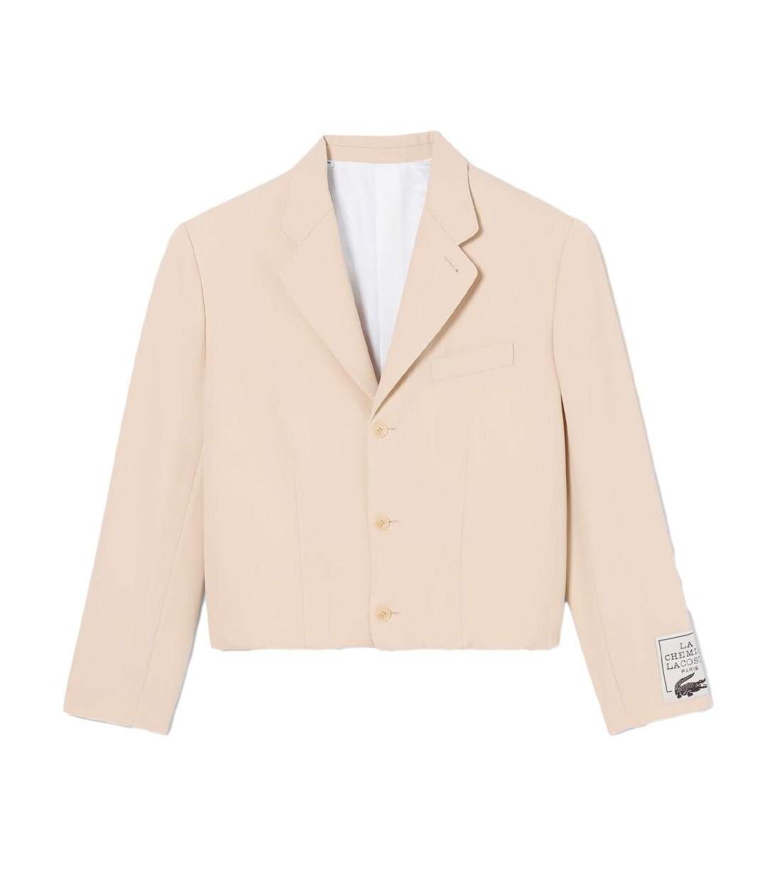 Veste beige homme lacoste runway-2