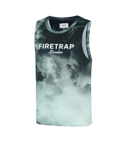 Débardeur Motif/style Éclair Sub Homme Foncé Firetrap