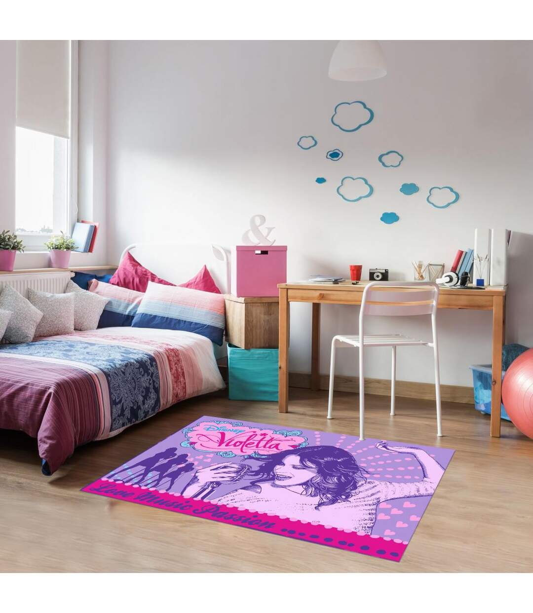 Tapis enfant tissé motif célébrité TA 2-4