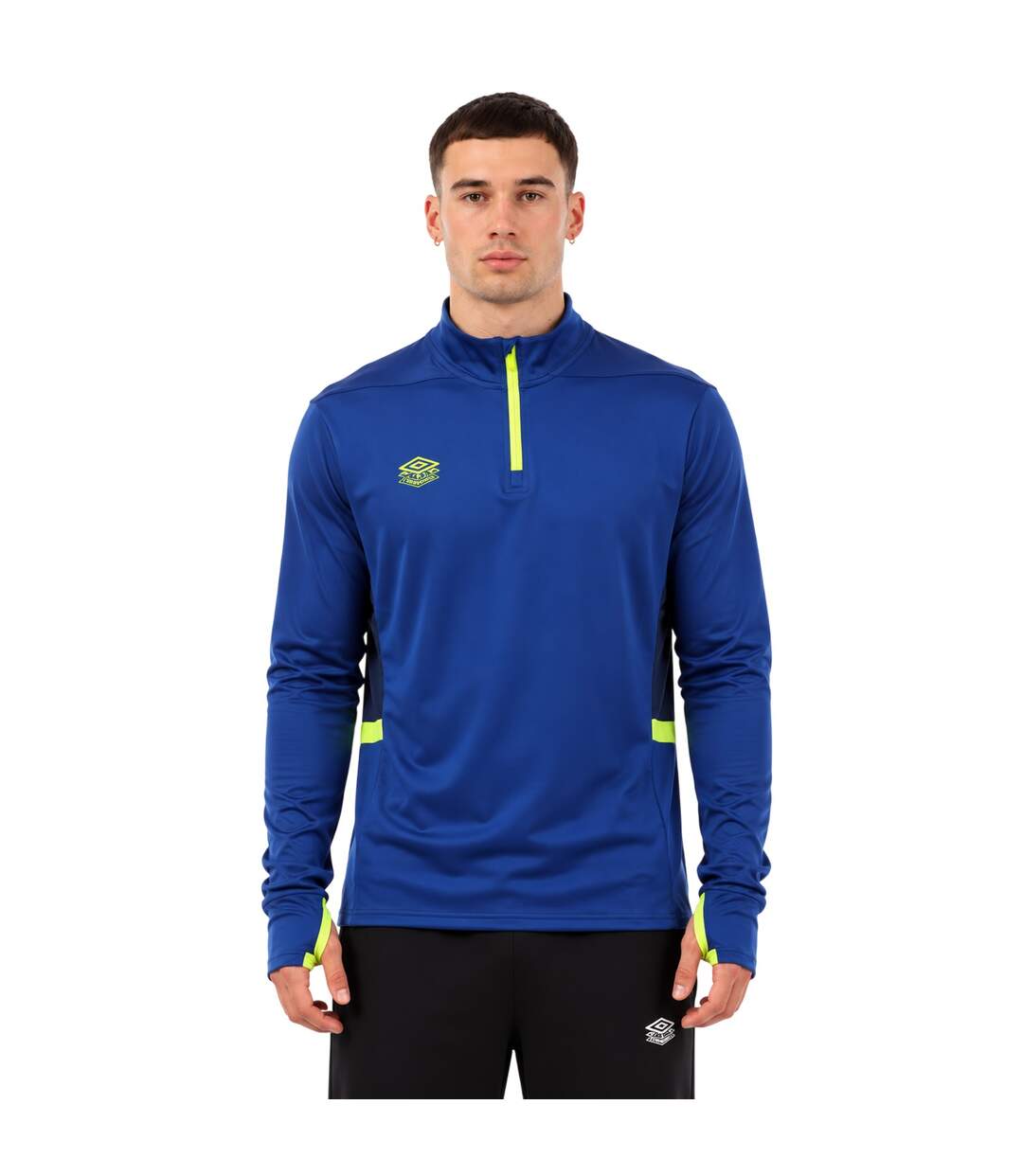 Haut De Sport Entraînement Premier Homme Bleu Jaune Umbro-2
