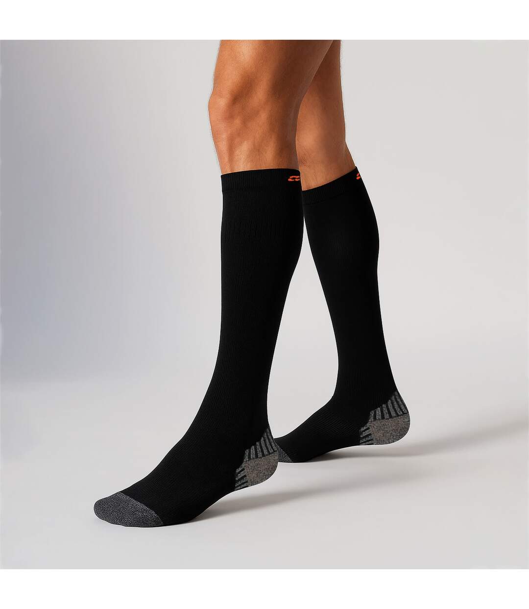 1 Pack Unisex Over the Calf Compression Running Socks-3