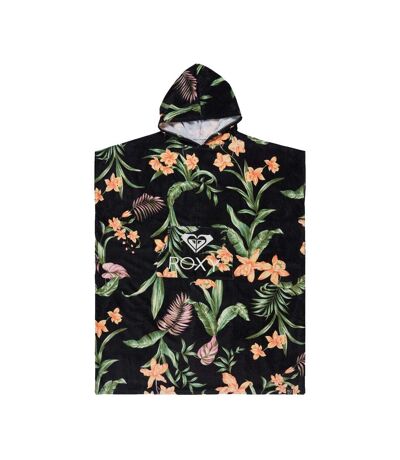 Poncho de surf noir/vert femme roxy stay magical - taille unique