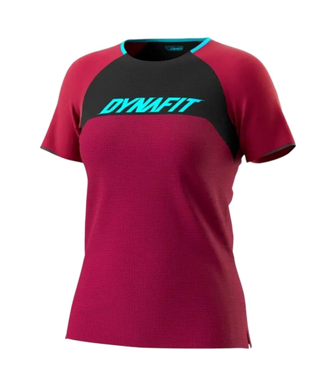 Womens/ladies Colour Block Performance T-shirt Beet Red Dynafit-2