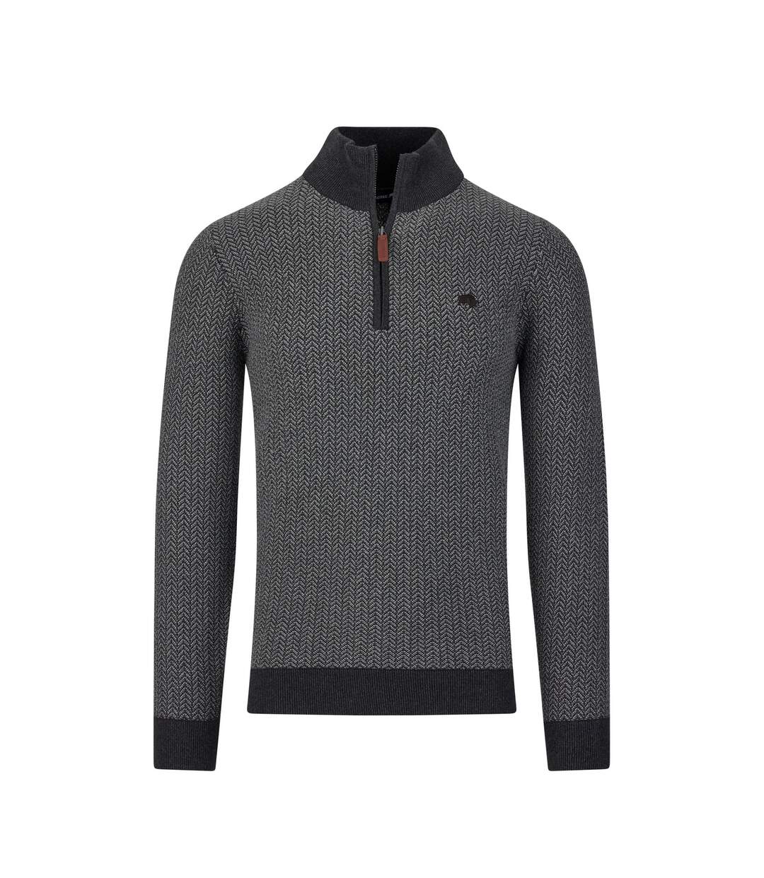 Pull homme gris chiné Raging Bull Raging Bull