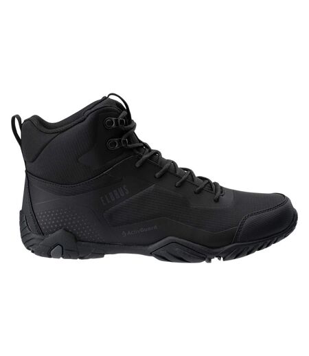Mens Jefrey Activguard Mid Cut Hiking Boots Black Dark Grey Elbrus