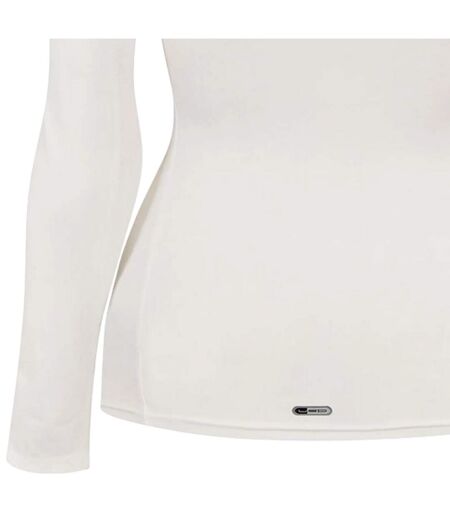 Womens/ladies Pro Vent Base Layer Top White Puma