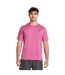 Mens Geotessa T-shirt Pink Under Armour-2