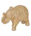 Statuette Éléphant en Résine Gajaj 11cm Doré-1