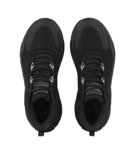 Mens Crossover Mesh Basketball Trainers Black Charcoal Everlast