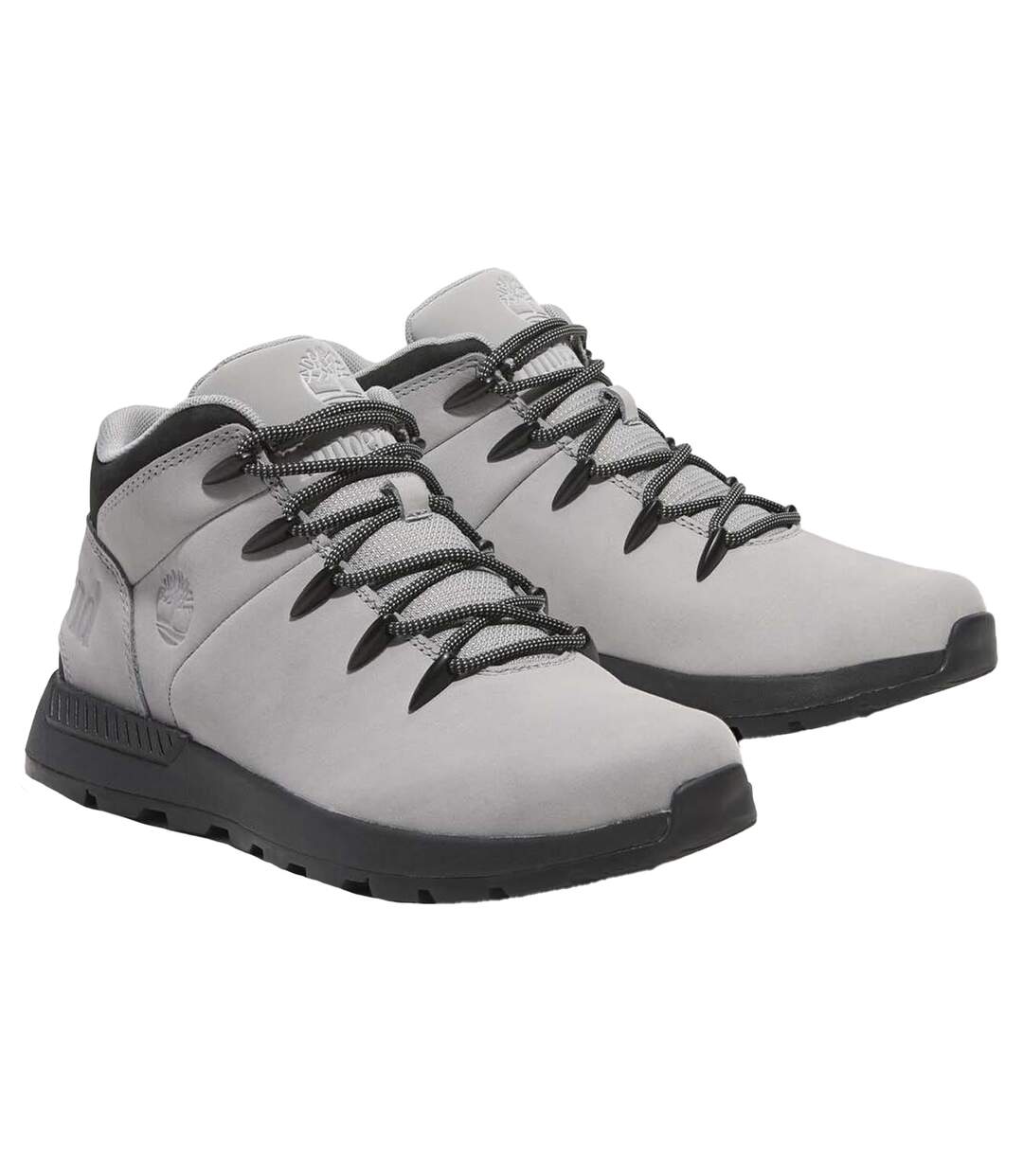 Mens Sprint Trekker Leather Mid Cut Boots Grey Timberland-1
