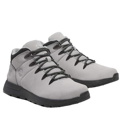 Mens Sprint Trekker Leather Mid Cut Boots Grey Timberland