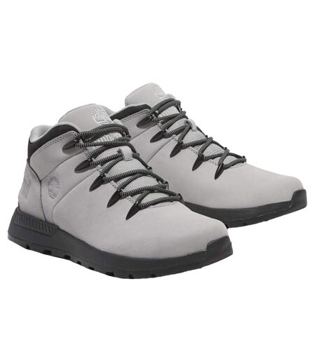 Mens Sprint Trekker Leather Mid Cut Boots Grey Timberland