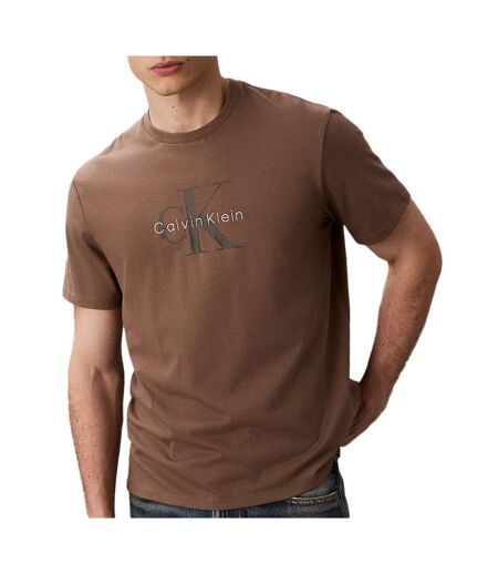 T-Shirt marron homme calvin klein jeans hero