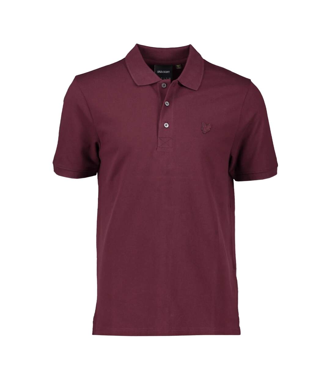 Polo Motif/style Aigle Tonal Homme Bordeaux Lyle & Scott-1