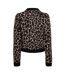 Womens/ladies Leopard Print Cardigan Leopard Tommy Jeans-2