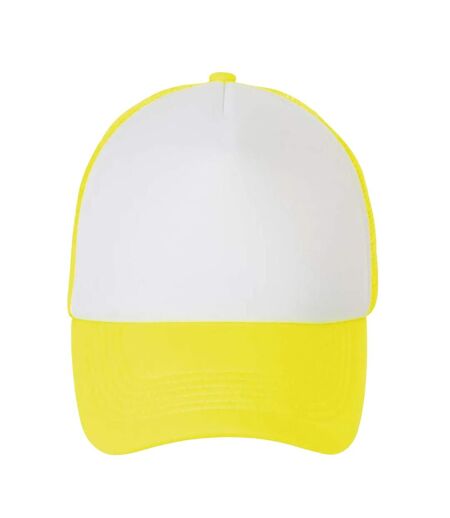Casquette De Baseball Bubble Blanc Jaune Néon SOLS
