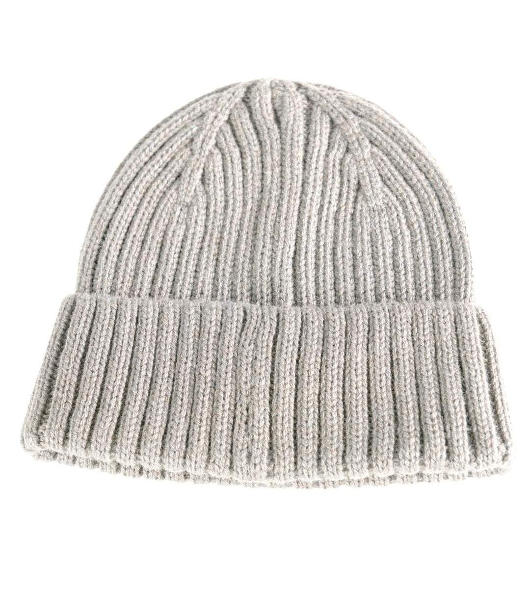 Bonnet Motif/style Uni Gris Argenté Mascot-1