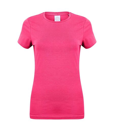 Skinni Fit Feel Good - T-shirt étirable à manches courtes - Femme (Fuchsia) - UTRW4422