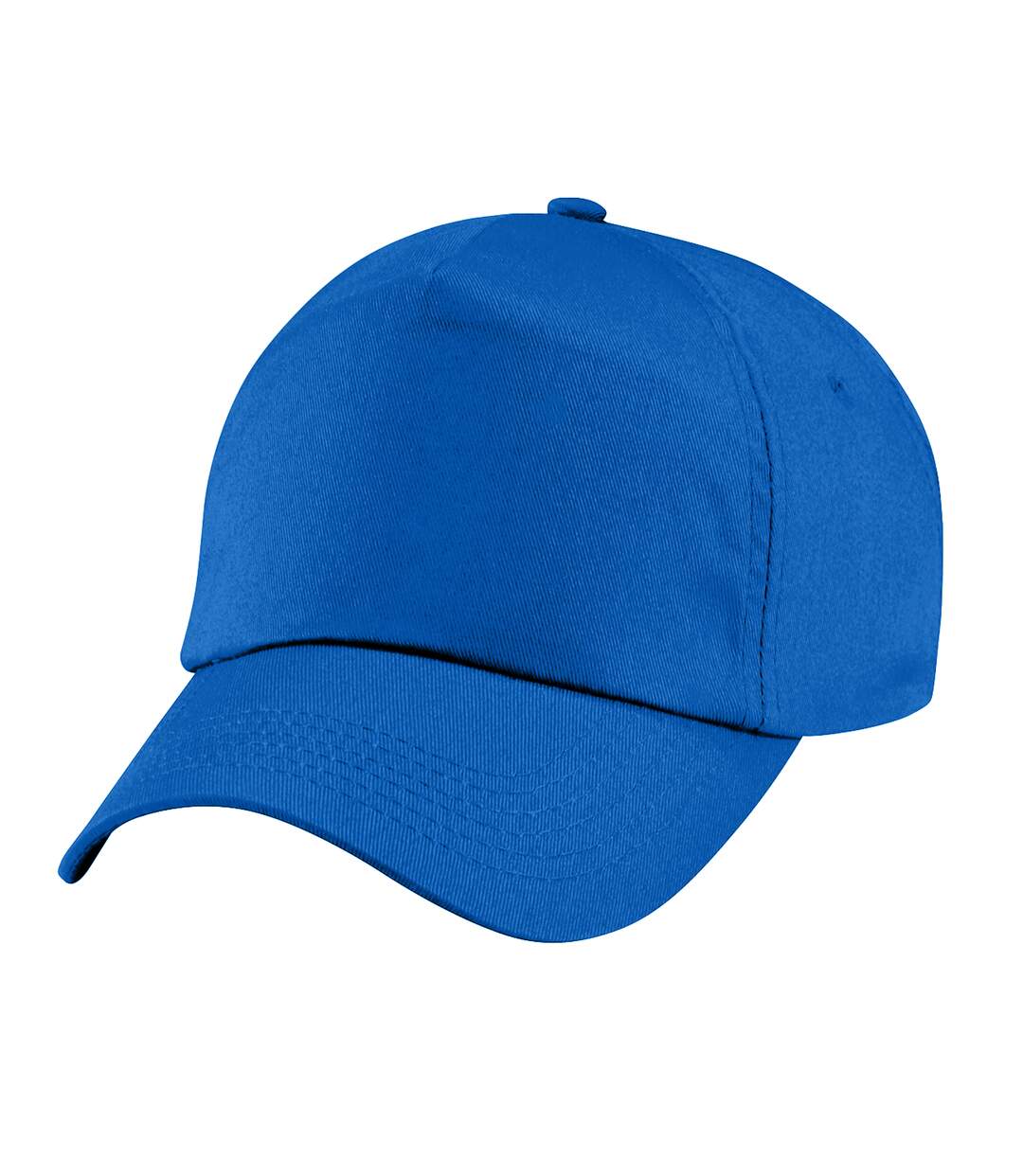 Casquette de baseball 100% coton enfant unisexe bleu roi vif Beechfield-1