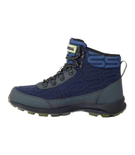 Womens/ladies Orla Kiely Birdy Outdoor Hiking Boots Blue Regatta