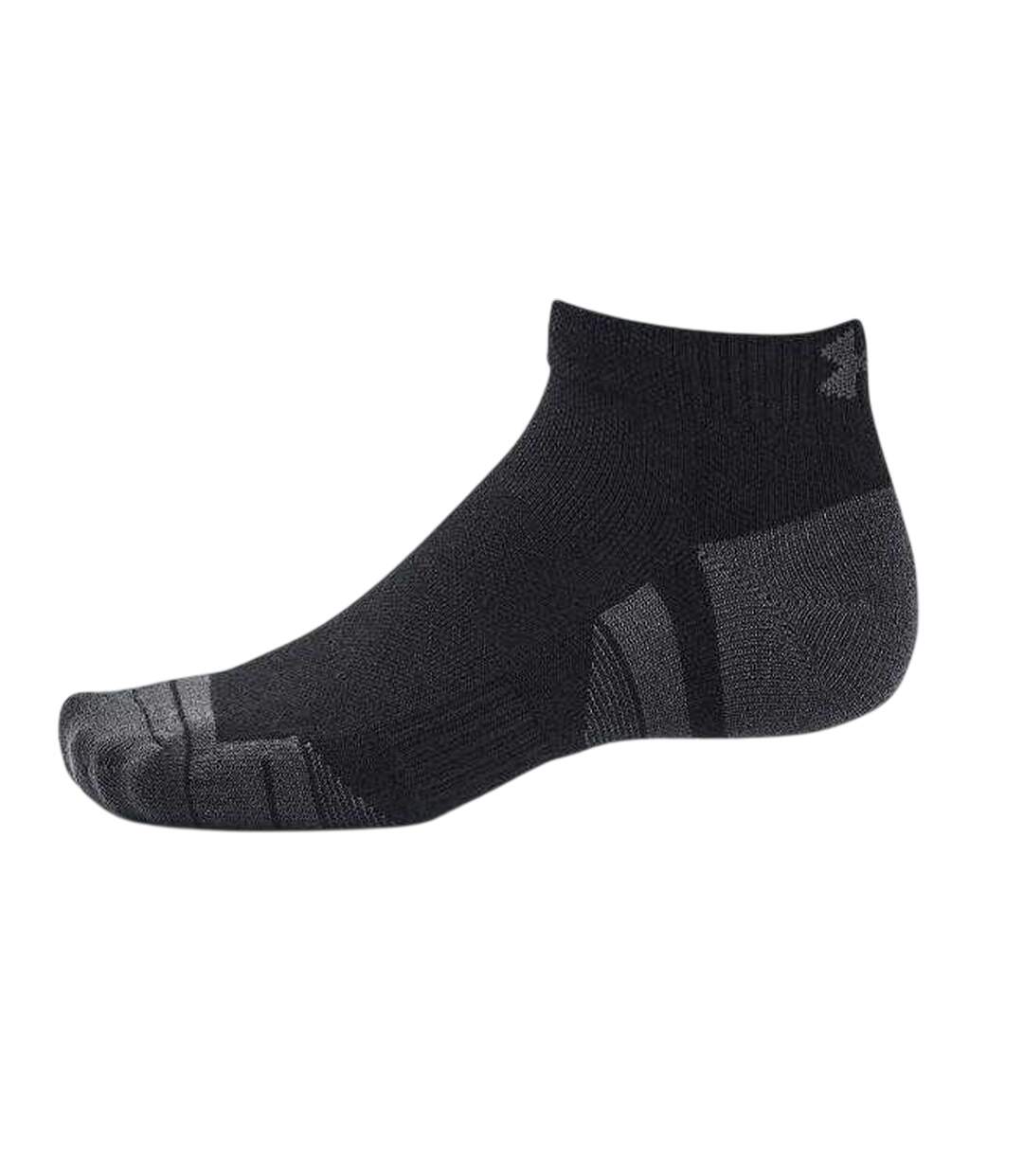 Lot De 3  Socquettes Motif/style Contrasté Homme Noir Under Armour-4