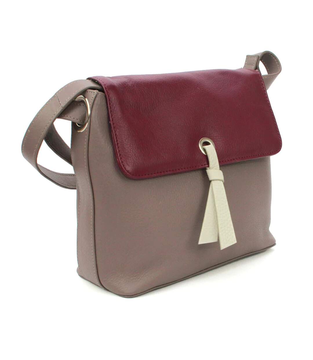 Sac à main zada femme taille unique taupe / bordeaux Eastern Counties Leather