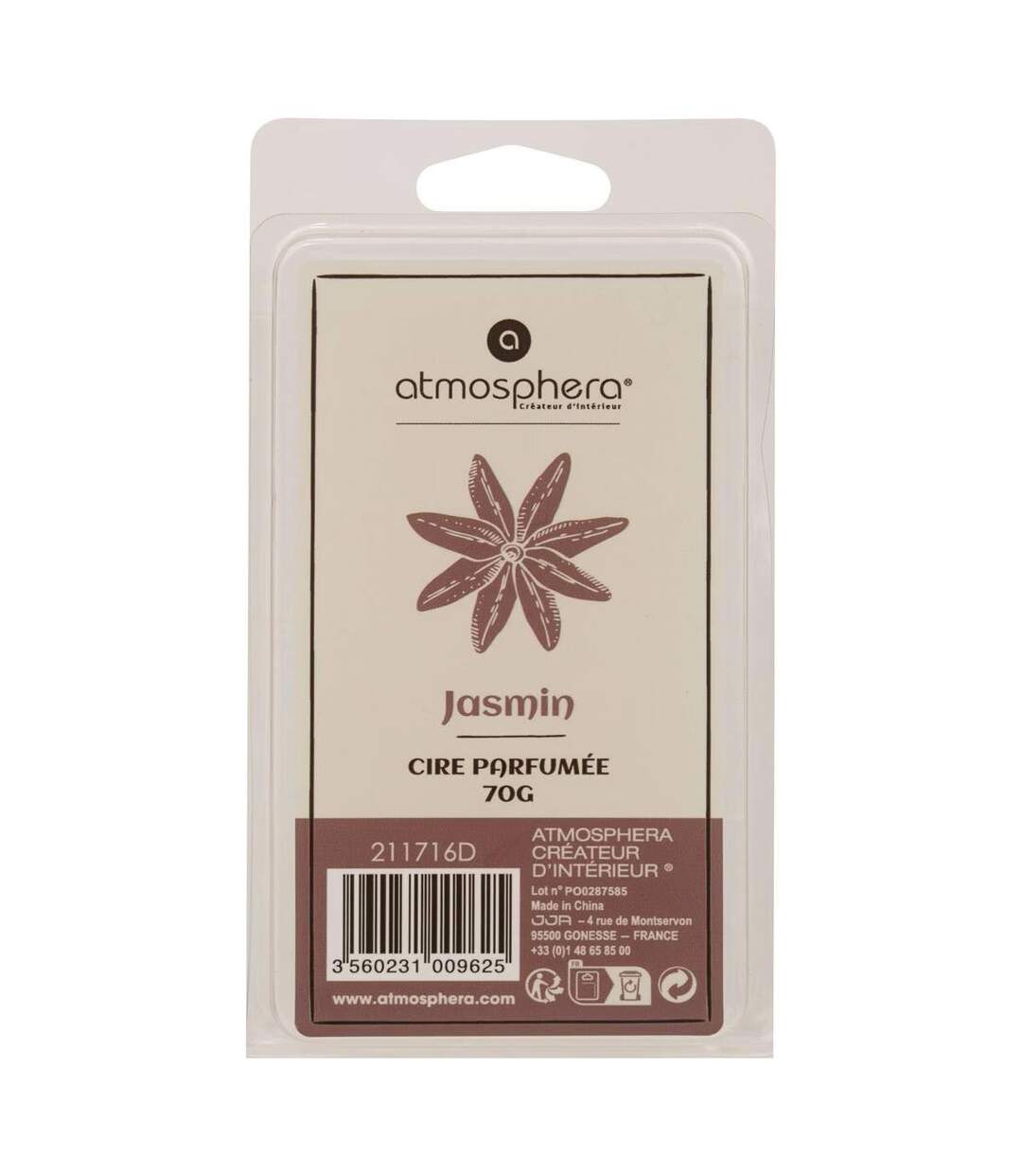 Cire Parfumée à Brûler Laura 70g Jasmin-2