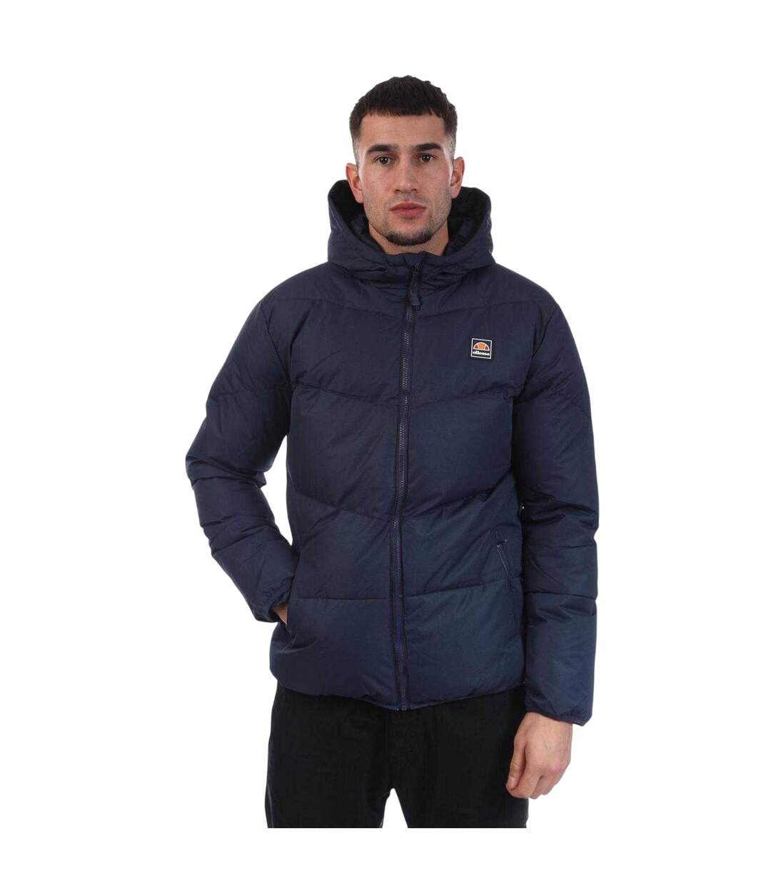 Mens Performante Polyester Performance Puffer Jacket Navy Ellesse-2