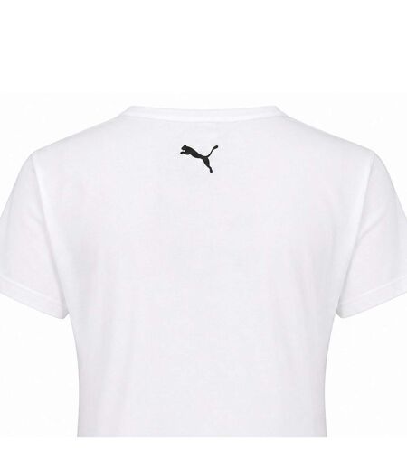 Womens/ladies Deluxe T-shirt  White Puma