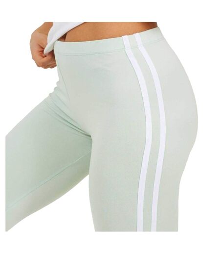 Legging Motif/style Rayure Latérale Femme Turquoise Pâle Blanc Brave Soul