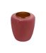 Vase Design en Métal Artisse 36cm Corail & Or-2