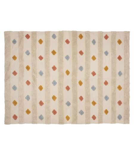 Tapis Tufté Enfant Arlequin 120x170cm Naturel