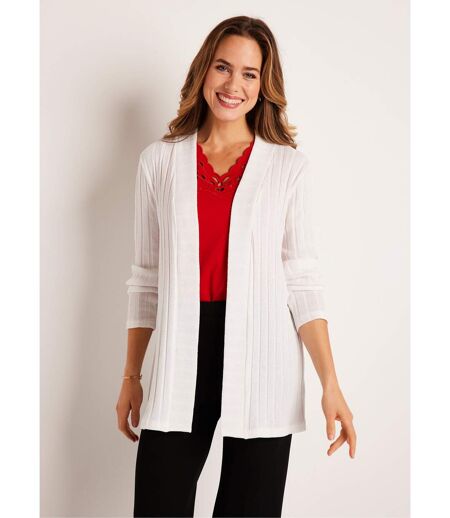 Gilet long droit