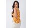 Top femme en viscose jaune IVANOE sans manches Coton Du Monde-3