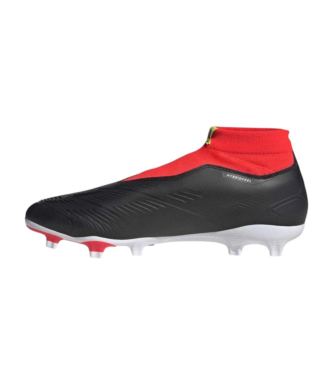 Mens Predator Elite Firm Ground Football Boots Black White Red Adidas-3