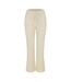 Bas De Pyjama Motif/style Côtelé Femme Beige Pâle Noisy May-1