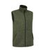 Mens idris fleece gilet khaki green Mountain Warehouse