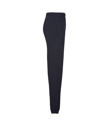 Mens Classic Elasticated Jogging Bottoms Deep Navy Fruit Of The Loom
