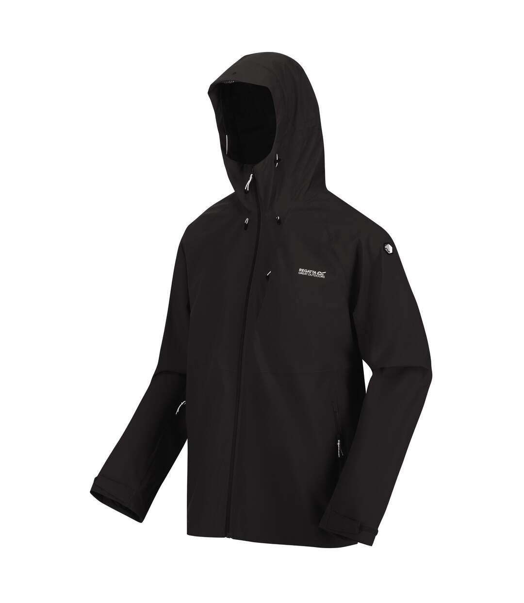 Mens Britedale Waterproof Jacket Black Regatta-4